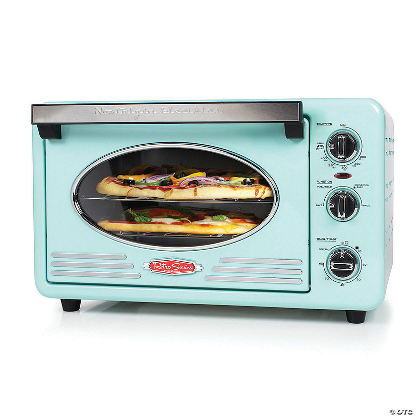 Nostalgia Retro Convection Toaster Oven, Aqua Image