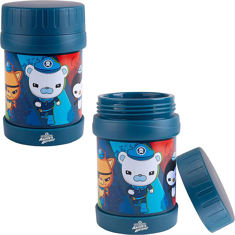 Octonauts Above & Beyond Stainless Steel Insulated Lunch 13 oz Jar for Kids, Large Leak-Proof Storage Container for Hot, Cold Food, Soups Liquids , BPA Free, Fi Image