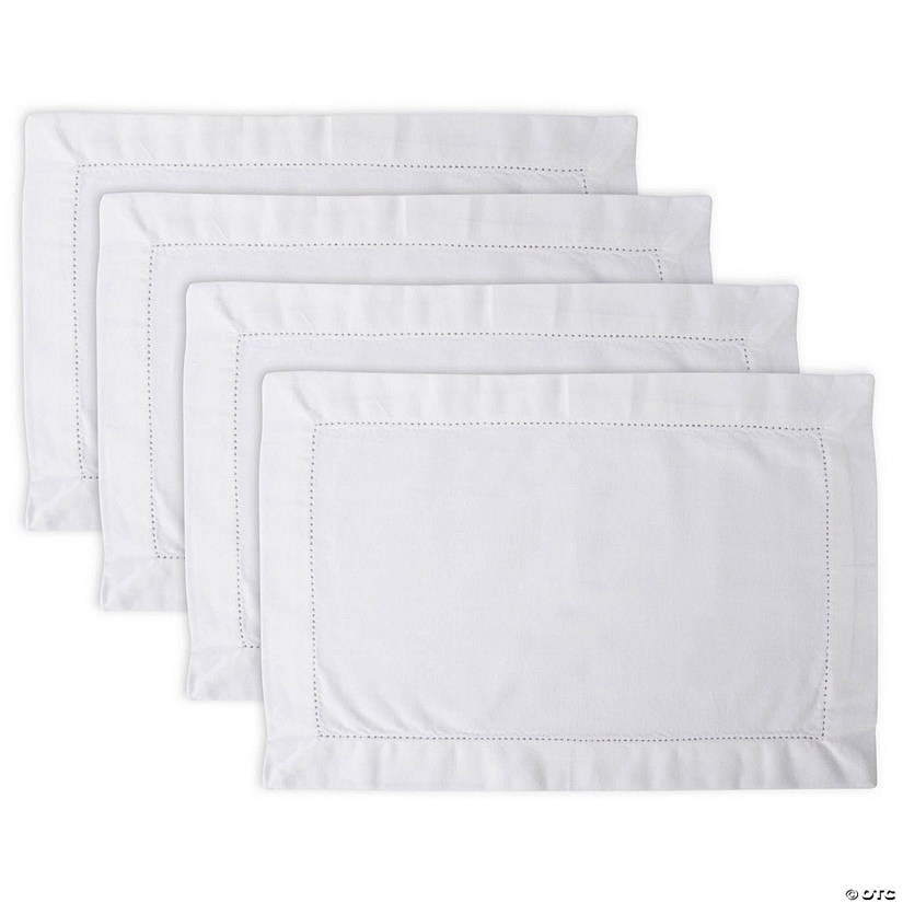 Off White Hemstitch Placemat (Set Of 4) Image