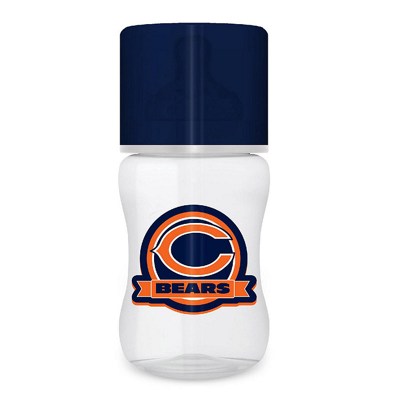 Officially Licensed Chicago Bears NFL 9oz Infant Baby Bottle Image