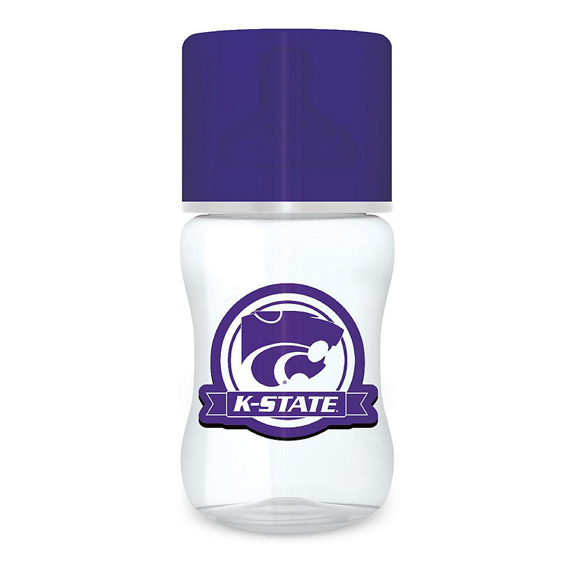 Officially Licensed Kansas State Wildcats NCAA 9oz Infant Baby Bottle Image