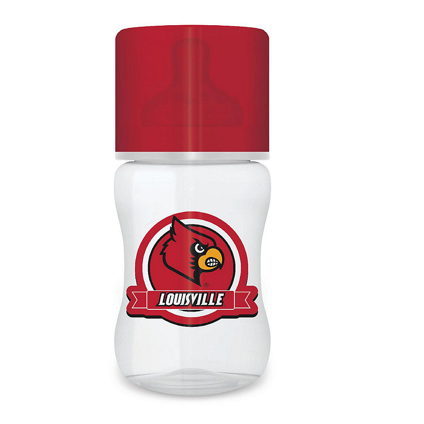 Officially Licensed Louisville Cardinals NCAA 9oz Infant Baby Bottle Image
