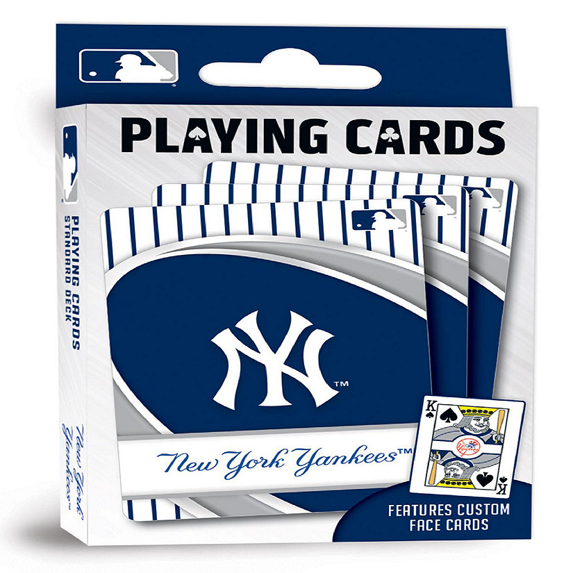 Officially Licensed MLB New York Yankees Playing Cards - 54 Card Deck Image