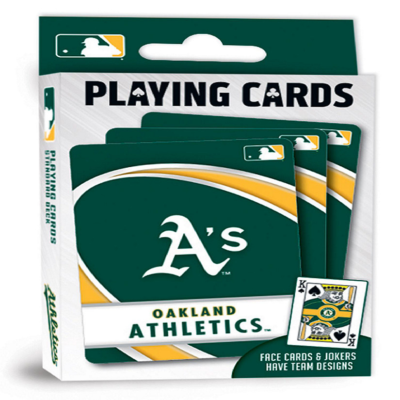 Officially Licensed MLB Oakland Athletics Playing Cards - 54 Card Deck Image