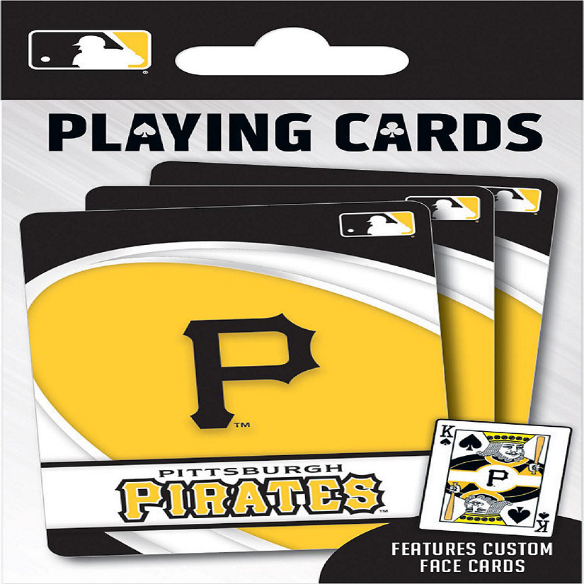 Officially Licensed MLB Pittsburgh Pirates Playing Cards - 54 Card Deck Image