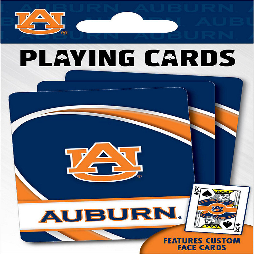 Officially Licensed NCAA Auburn Tigers Playing Cards - 54 Card Deck Image