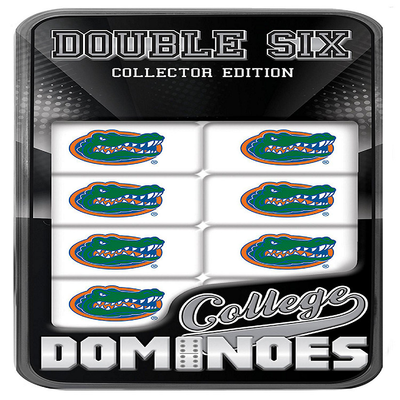 Officially Licensed NCAA Florida Gators 28 Piece Dominoes Game Image