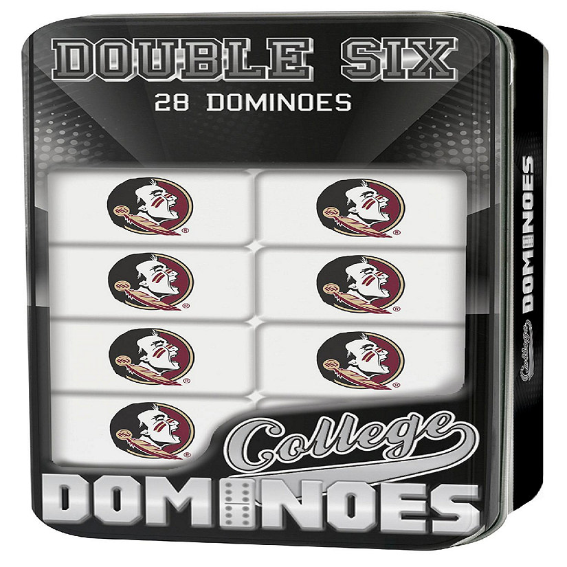 Officially Licensed NCAA Florida State Seminoles 28 Piece Dominoes Game Image