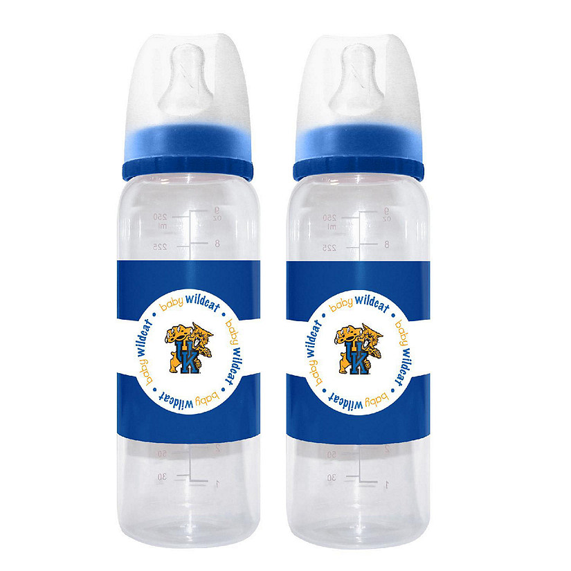 Officially Licensed NCAA Kentucky Wildcats 9oz Infant Baby Bottle 2 Pack Image