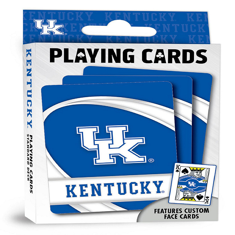 Officially Licensed NCAA Kentucky Wildcats Playing Cards - 54 Card Deck Image