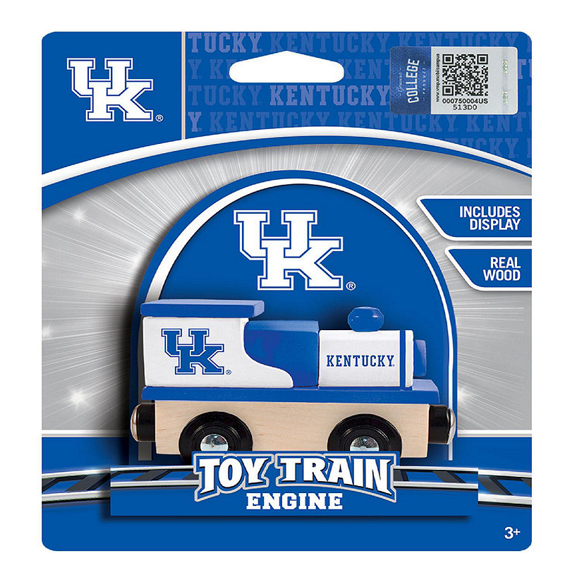 Officially Licensed NCAA Kentucky Wildcats Wooden Toy Train Engine For Kids Image