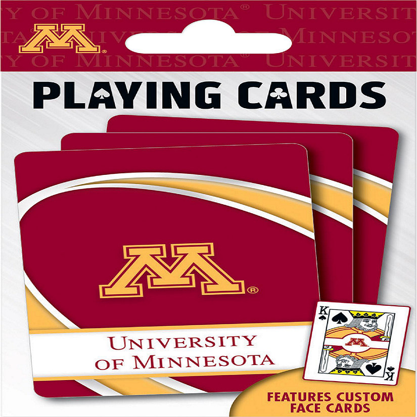 Officially Licensed NCAA Minnesota Golden Gophers Playing Cards - 54 Card Deck Image