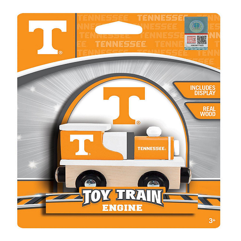 Officially Licensed NCAA Tennessee Volunteers Wooden Toy Train Engine For Kids Image