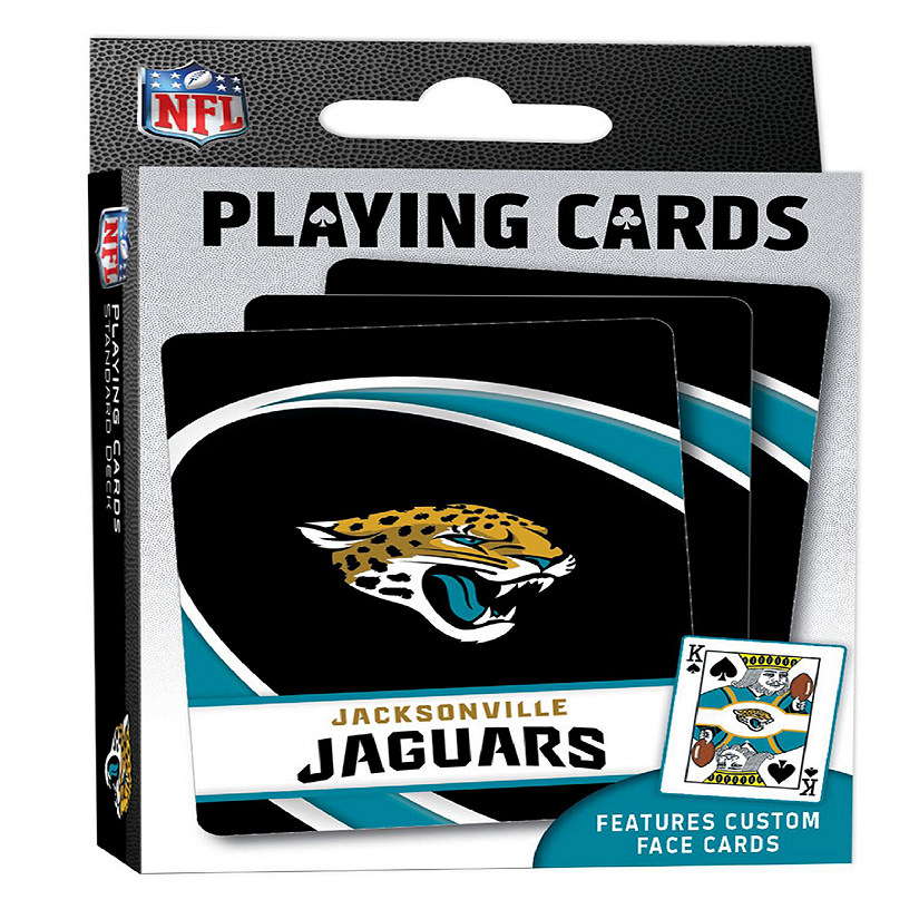 Officially Licensed NFL Jacksonville Jaguars Playing Cards - 54 Card Deck Image