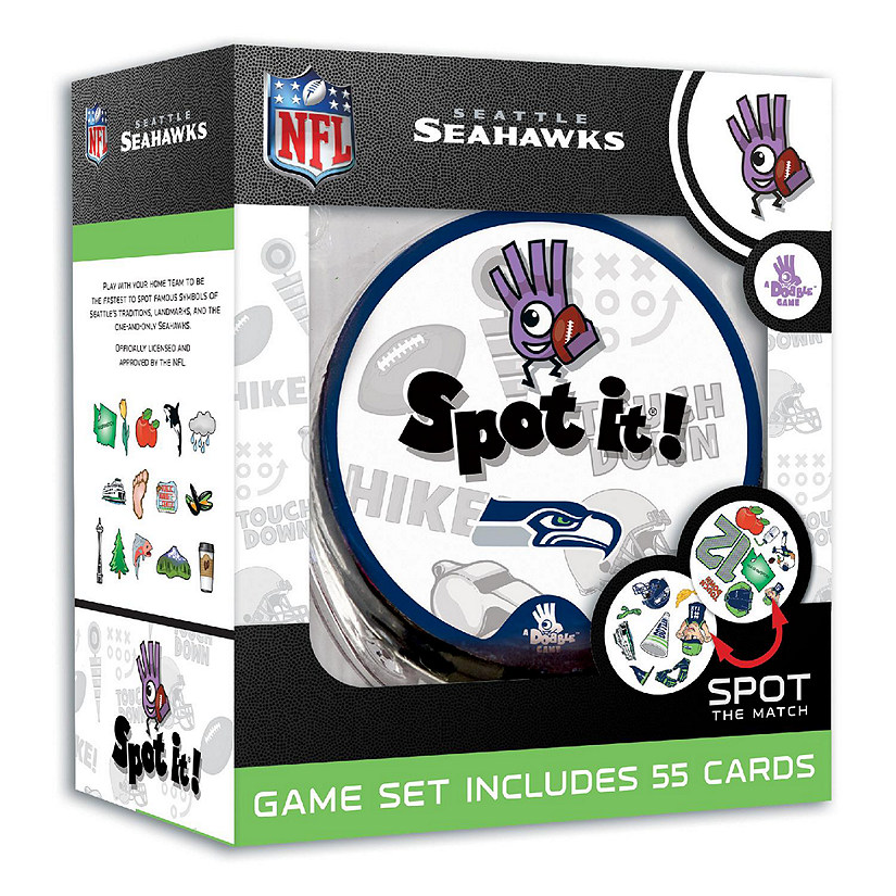 Officially licensed NFL Seattle Seahawks Spot It Game Image