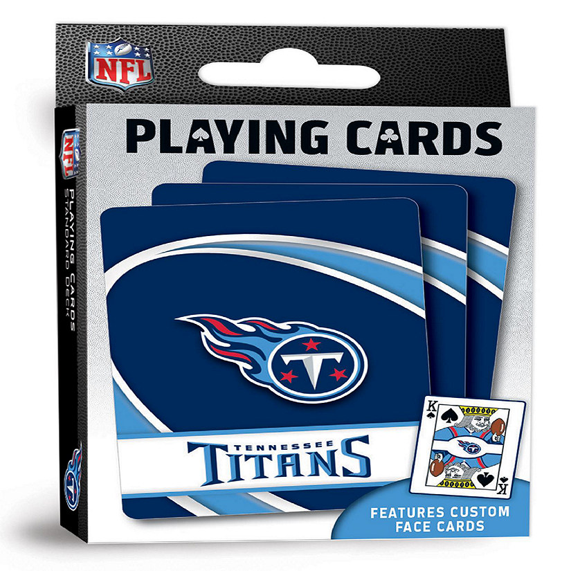 Officially Licensed NFL Tennessee Titans Playing Cards - 54 Card Deck Image