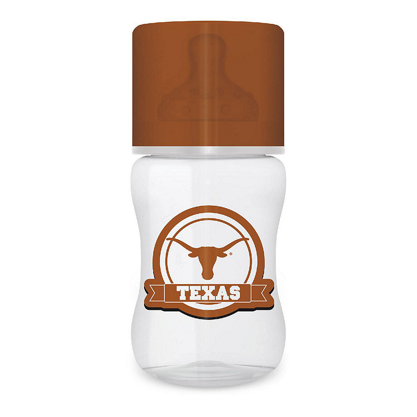 Officially Licensed Texas Longhorns NCAA 9oz Infant Baby Bottle Image