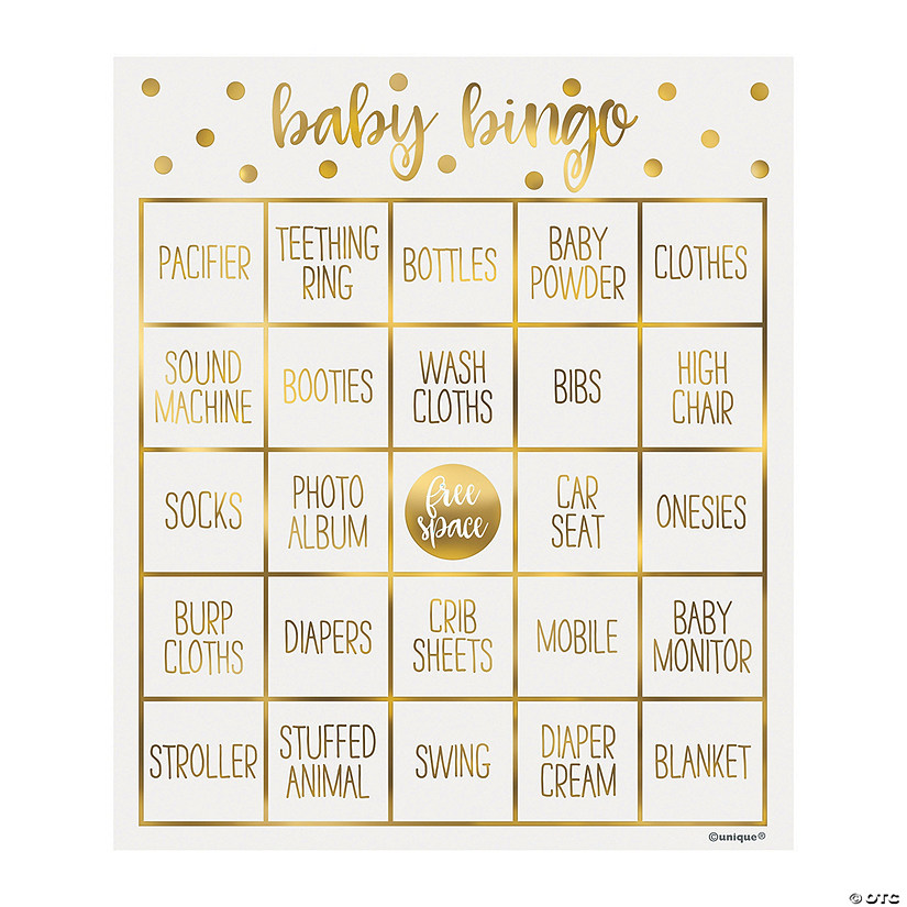 Oh Baby Gold Bingo Game Image