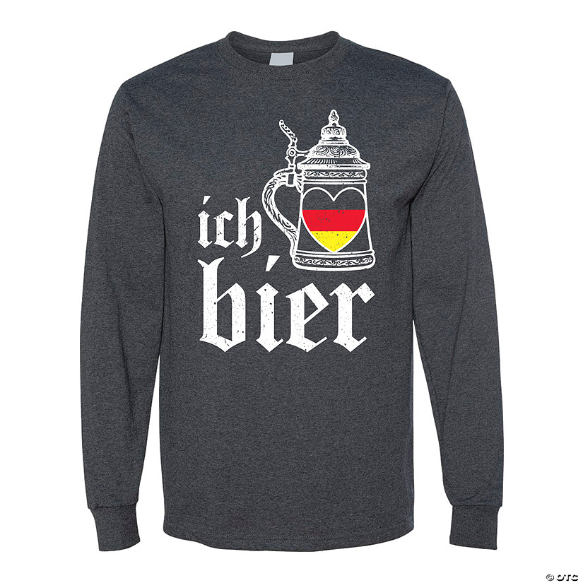 Oktoberfest Ich Heart Bier Adult&#8217;s T-Shirt Image