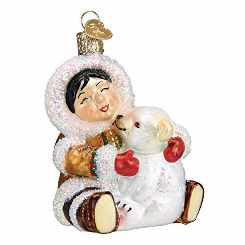 Old World Christmas #24189 Eskimo Giggles Ornament Image