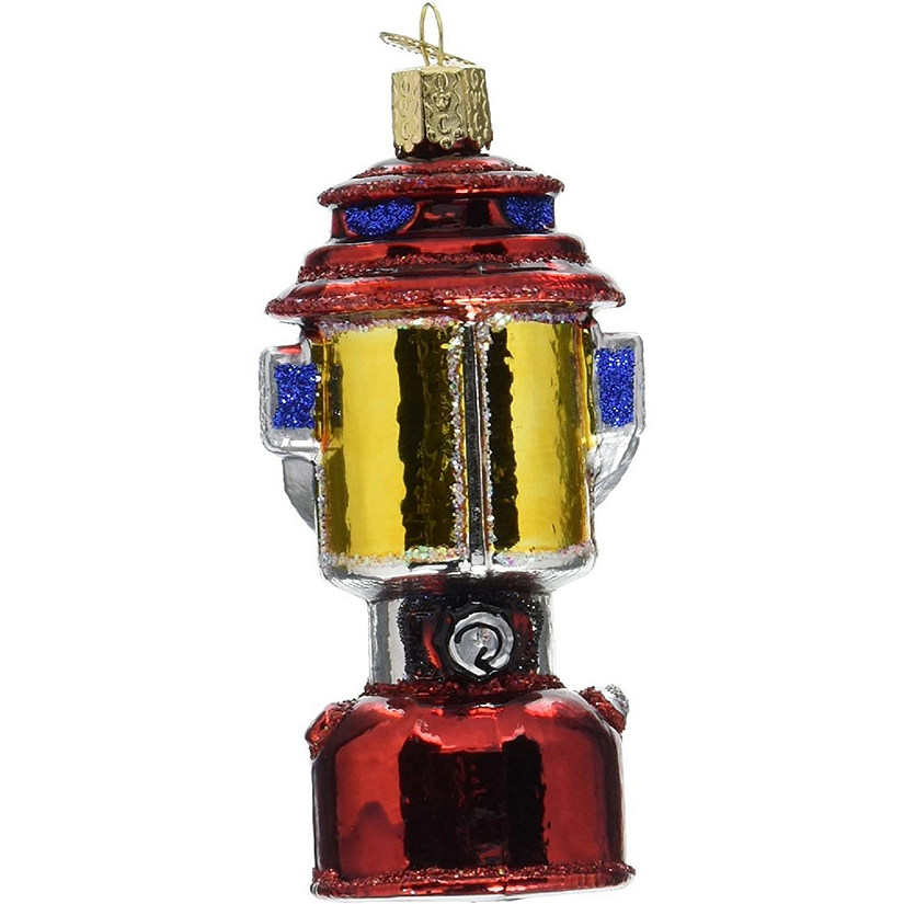 Old World Christmas 44087 Glass Blown Camping Lantern Ornament Image