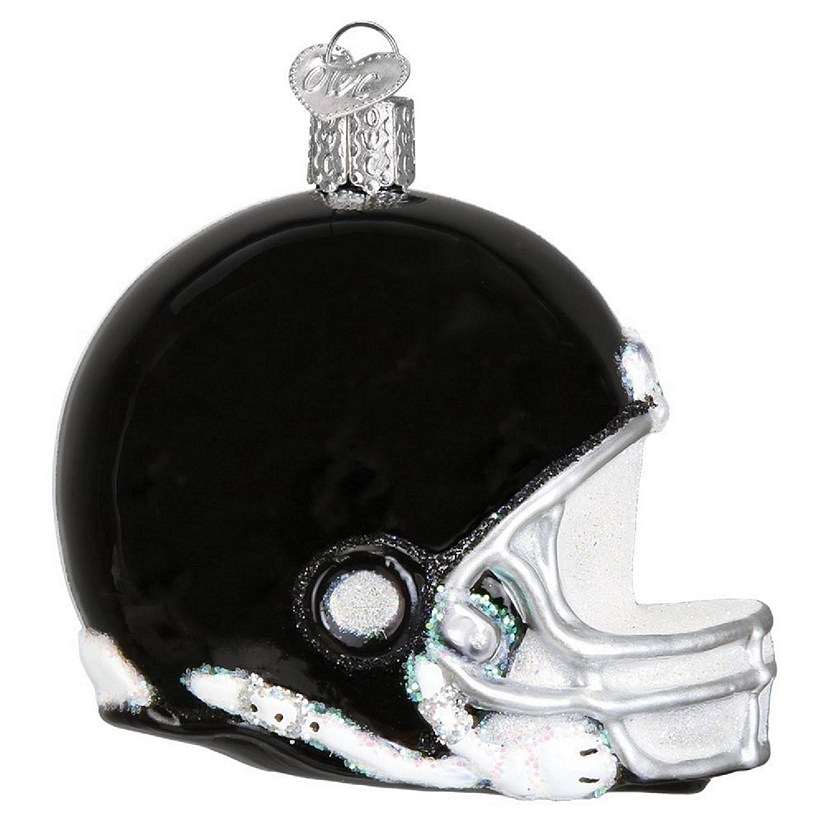 Old World Christmas 44109 Glass Blown Football Helmet Ornament Image