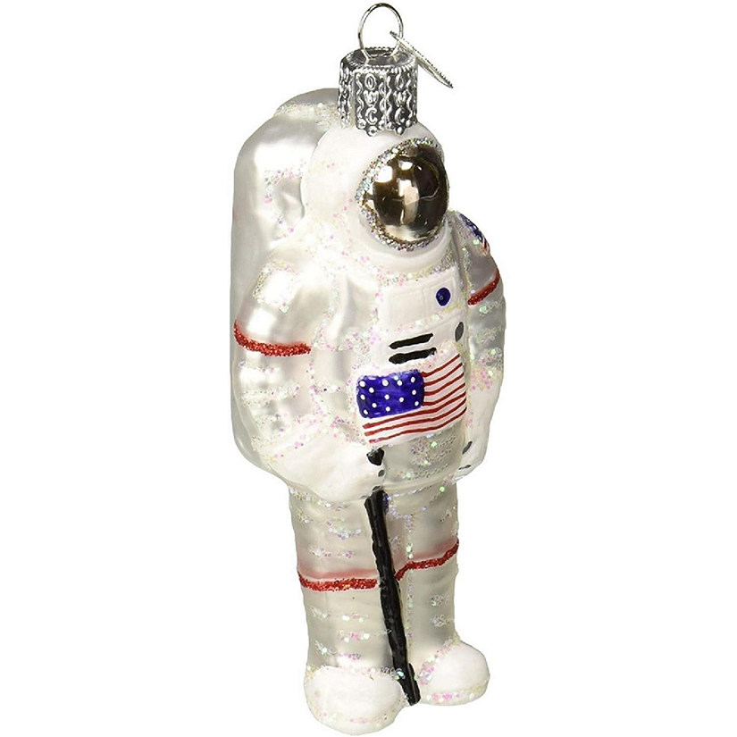 Old World Christmas Astronaut Glass Blown Ornament Image