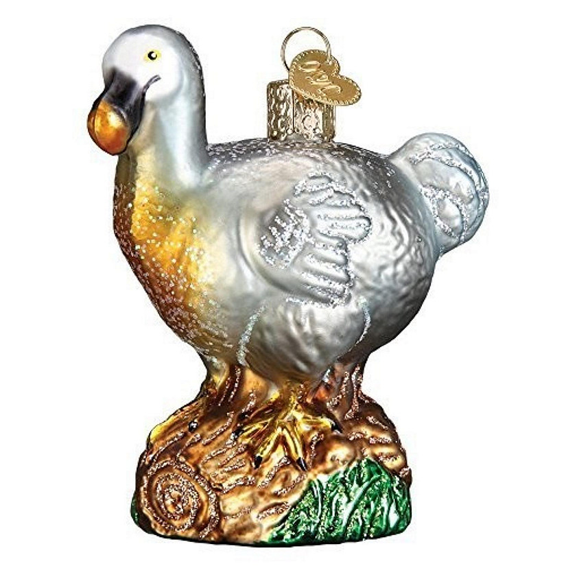 Old World Christmas Blown Glass DoDo Bird Ornament Image