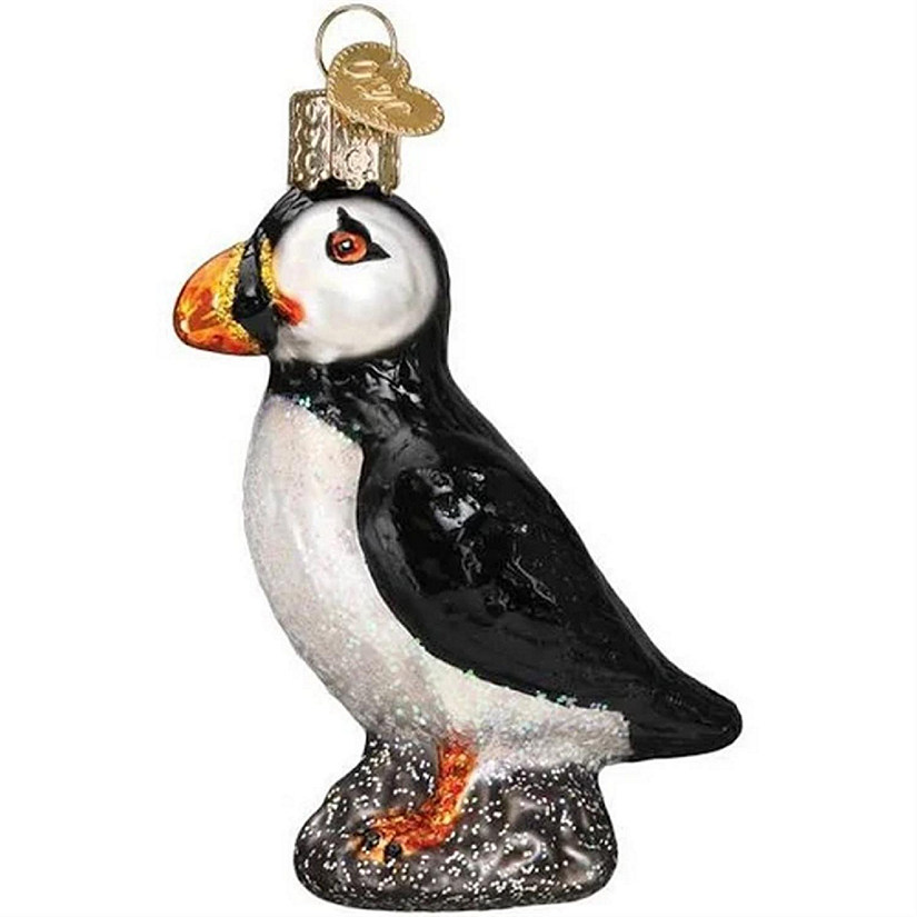 Old World Christmas Blown Glass Ornaments Puffin (#16139) Image