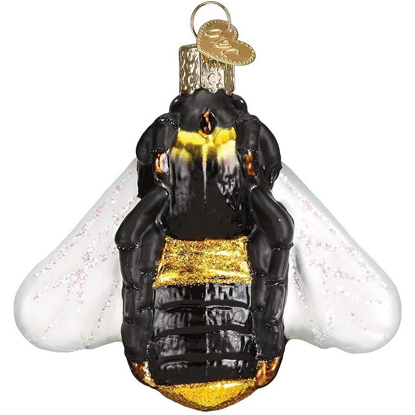 Old World Christmas Bumblebee Glass Blown Ornament Image