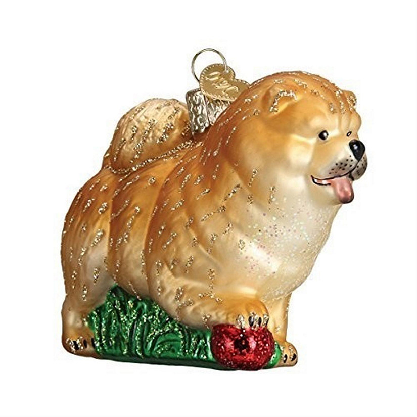 Old World Christmas Collection- Glass Blown Ornament Chow Chow Image