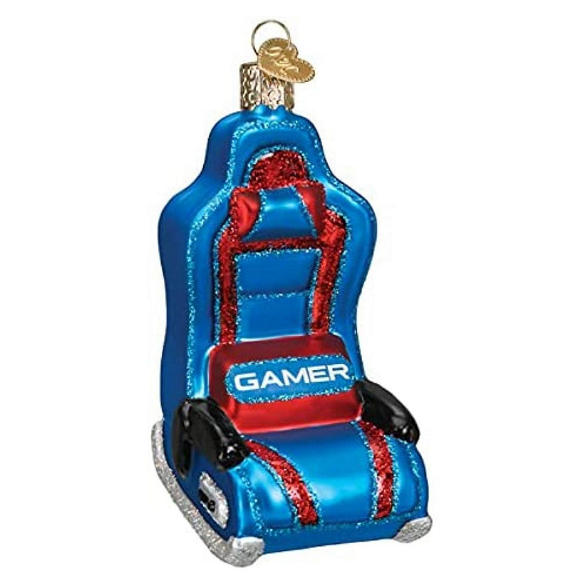 Old World Christmas Glass Blown Ornament- Gaming Chair 44170 Image