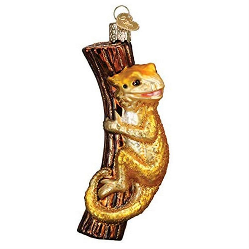Old World Christmas Glass Blown Ornaments Bearded Dragon #12602 Image