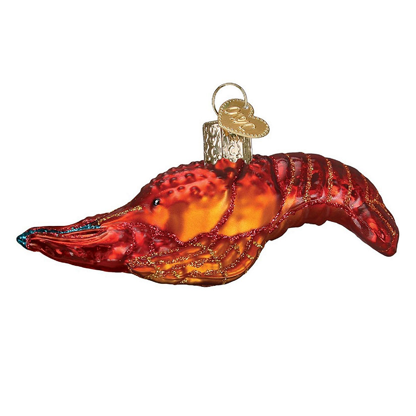 Old World Christmas Glass Blown Ornaments Crawfish #12525 Image