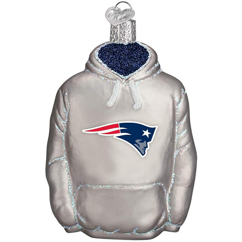 Old World Christmas New England Patriots Hoodie Ornament For Christmas Tree Image