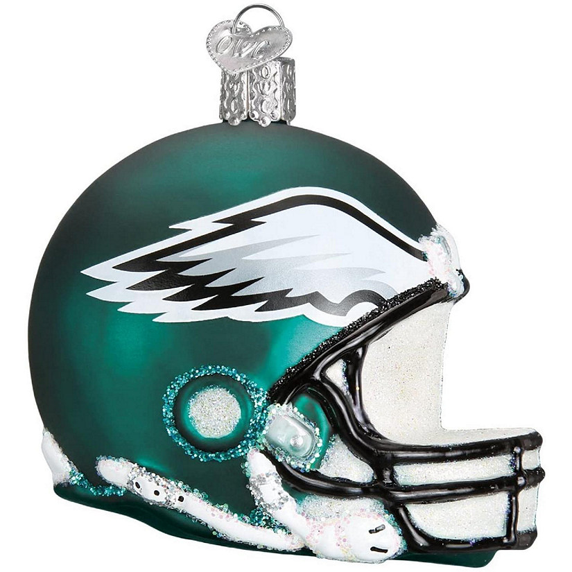 Old World Christmas Philadelphia Eagles Helmet Ornament For Christmas Tree Image