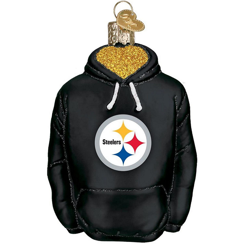 Old World Christmas Pittsburgh Steelers Hoodie Ornament For Christmas Tree Image