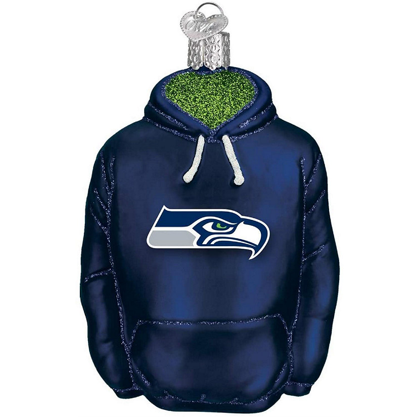 Old World Christmas Seattle Seahawks Hoodie Ornament For Christmas Tree Image