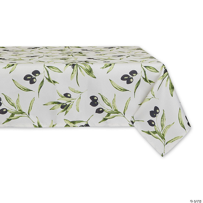 Olives Print Outdoor Tablecloth,, 60X84 Image