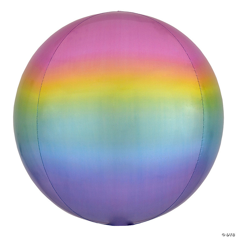 Ombre Pastel 16" Mylar Balloon Image
