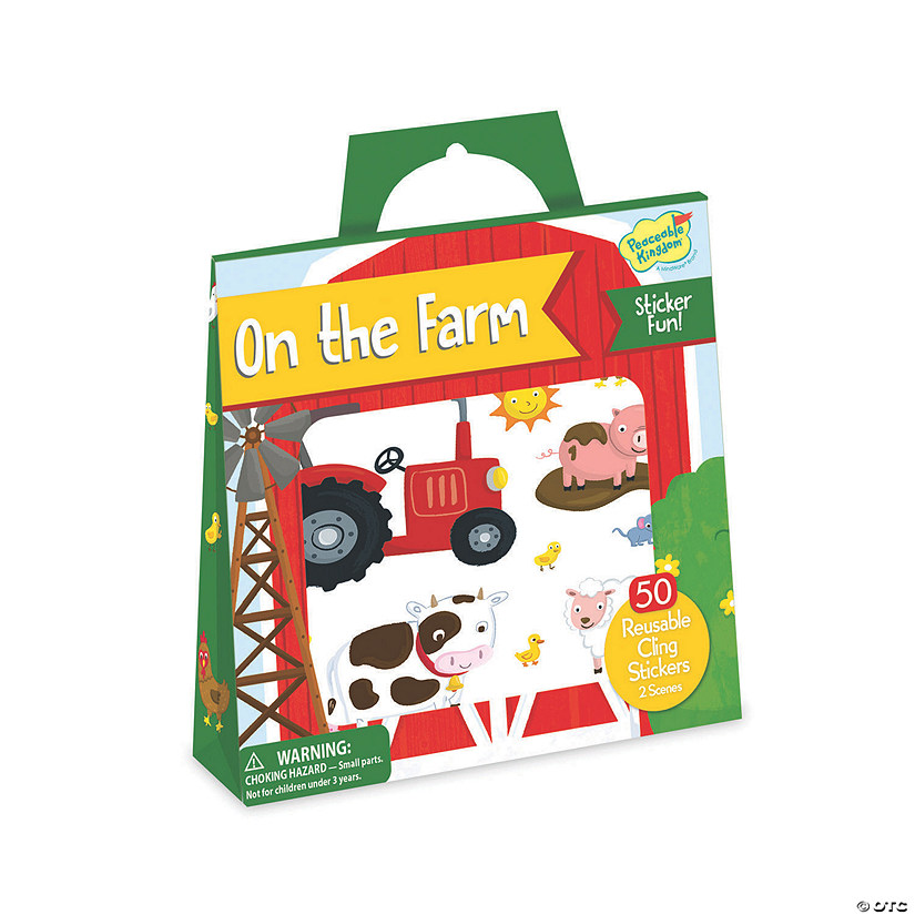 On The Farm Reusable Sticker Tote Image