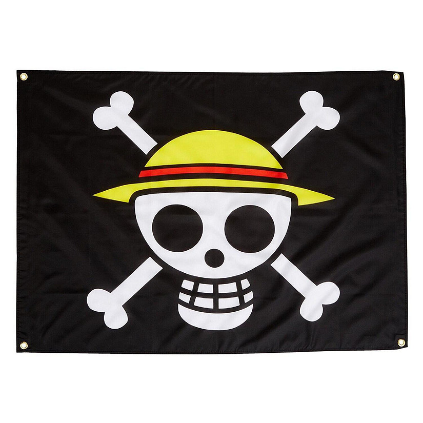 One Piece Luffy's Straw Hat Pirates Skull Flag Image