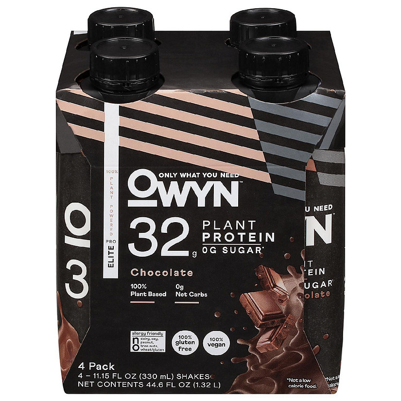 Only What You Need - Protein Drink Chocolate Elit Plntbs - Case of 3-4/11.15Z Image