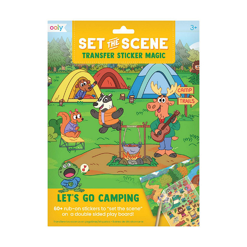 OOLY Set The Scene Transfer Stickers Magic - Let's Go Camping Image