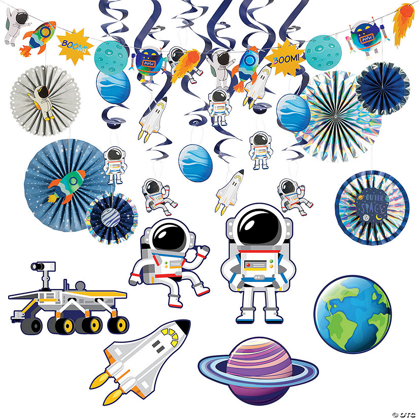 Out of This World Space Party Decorating Kit - 25 Pc. Image
