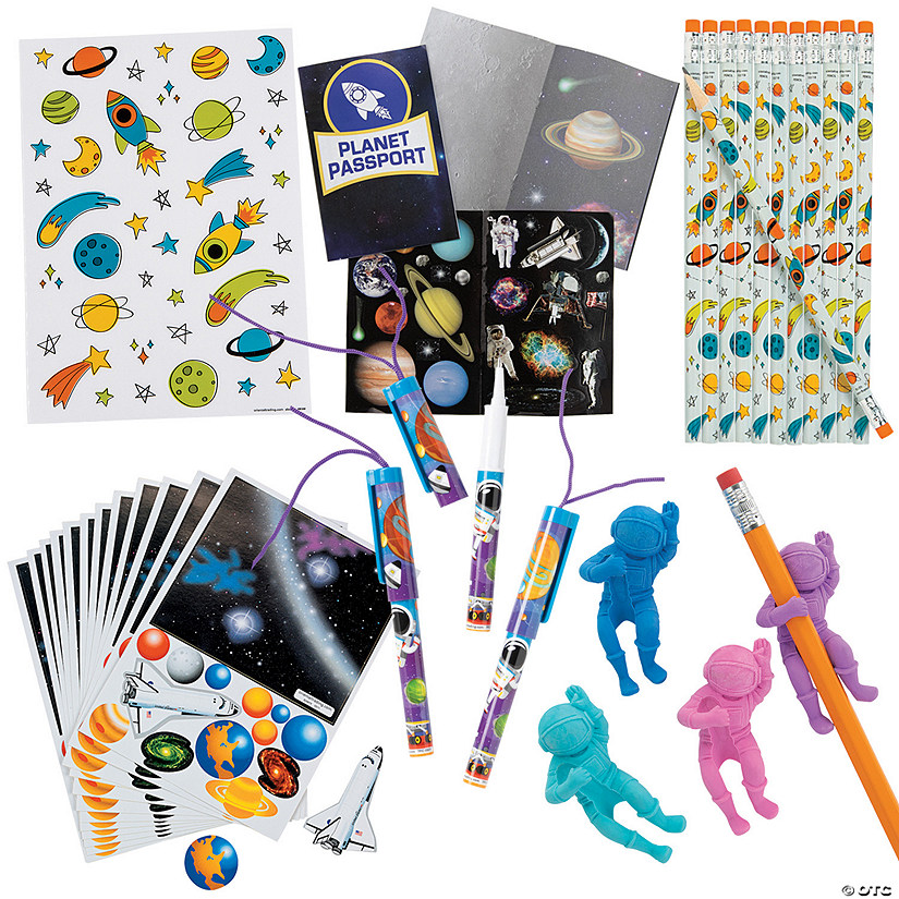 Outer Space Stationery Kit - 132 Pc. Image
