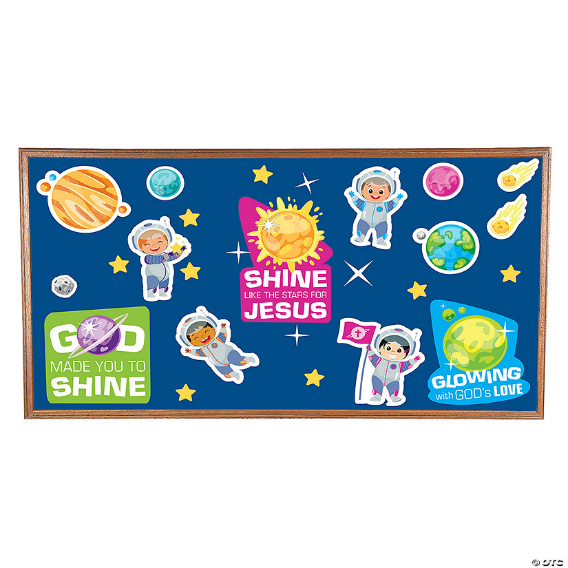 Outer Space VBS Bulletin Board Set - 27 Pc. Image
