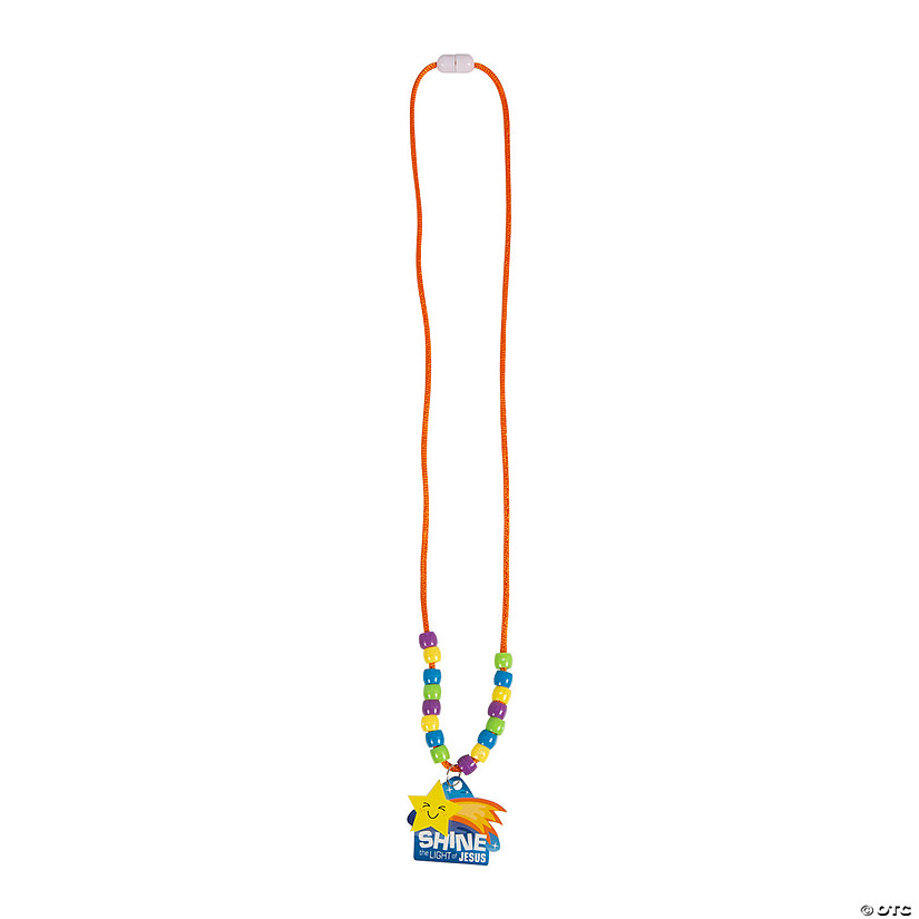 Outer Space VBS Shine the Light of Jesus Necklace Craft Kit - Makes 12 Image