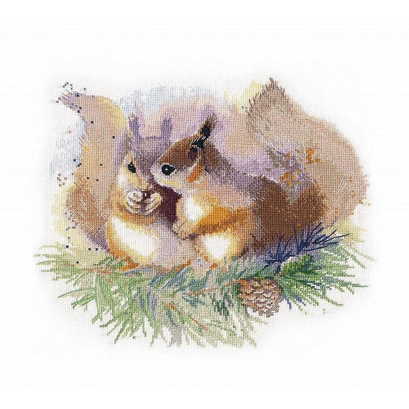 Oven - Squirrels 1305 Counted Cross Stitch Kit Image