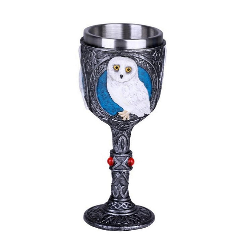 Owl Goblet Chalice Wine Cup New Image